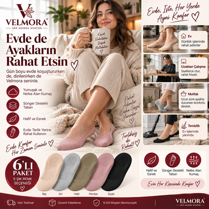 Velmora™ Yastıklamalı Konfor Çorabı