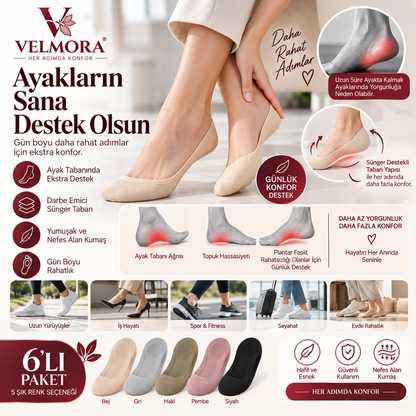 Velmora™ Yastıklamalı Konfor Çorabı