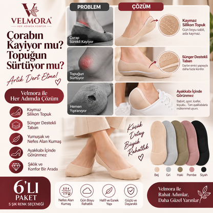 Velmora™ Yastıklamalı Konfor Çorabı